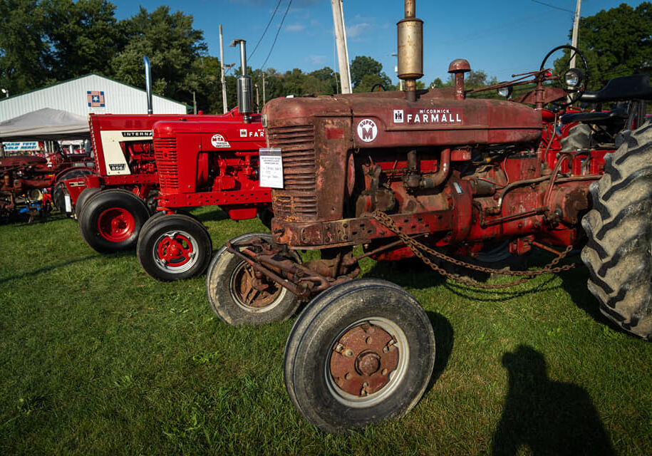 antique tractor and farm equipment show at the Hookstown Fairgrounds in Beaver County PA